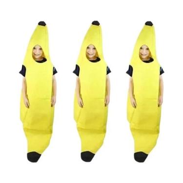 Imagem de Fantasia De Banana Engraçada Deluxe Unissex Para Adultos Para Festa De