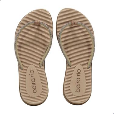 Imagem de Tamanco Beira Rio Feminino Ouro Rosado/Nude