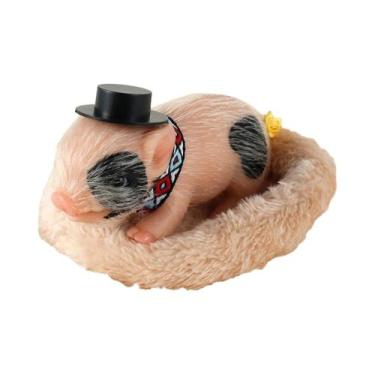 Imagem de Conjunto De Brinquedos De Porquinhos De Silicone Macios E Realistas, A