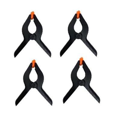 Imagem de Kit 4 Grampo Multiuso Aperto Rápido 9'' Pressão Marceneiro - Tuberias