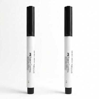 Imagem de Kit 2 Canetas Marcador Permanente Para CD Plástico Vinil Identificação