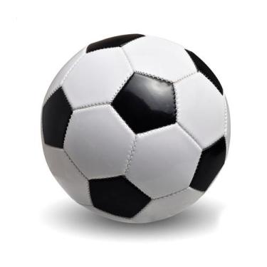 Imagem de Bola de Futebol Branca com Preto Clássica - Aliança