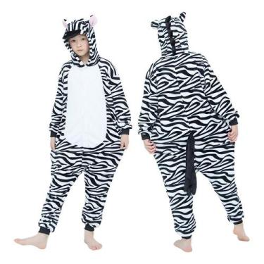 Imagem de Macacão de pijama Kigurumi Stitch azul, cosplay, flanela de pelúcia - 