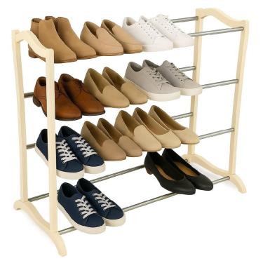 Imagem de Sapateira Prateleira Organizadora Multiuso Estante Desmontável Sapatos Calçados