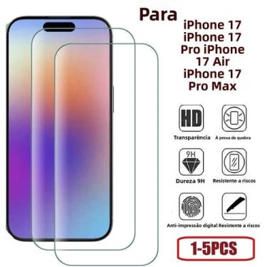 Imagem de Protetores De Tela Para iPhone 17 pro Max 1-5PCS Alta Definição Vidro 