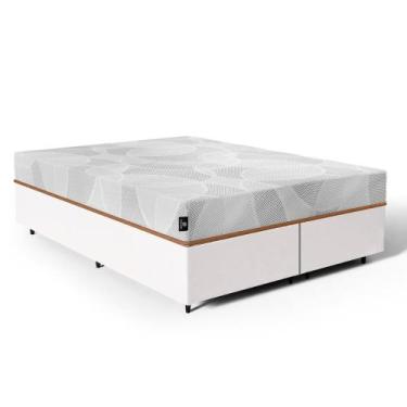 Imagem de Cama Box com Colchão de Espuma D33 Enrolado Sonno Full - Umaflex Queen