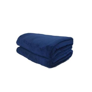 Imagem de Cobertor Microfibra Plush Azul Marinho - COBERTORES PARAHYBA, Azul Mar