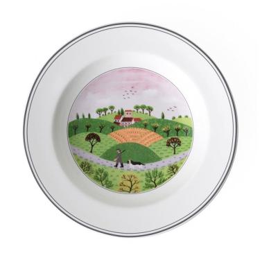 Imagem de Prato para Sopa de 22 cm, Elegância e Praticidade em Sua Mesa com Formato Redondo e Mat...