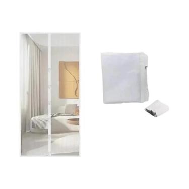 Imagem de Rede Anti-Mosquito Magnética Para Portas E Janelas, Cortinas Com Fecha