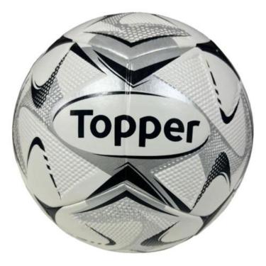 Imagem de Bola Topper Slick Colorfull Campo Branco Cinza-Masculino