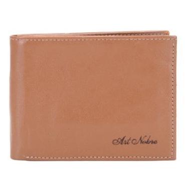 Imagem de Carteira Masculina 100% Couro Legítimo Mel Art Nobre 06-Masculino