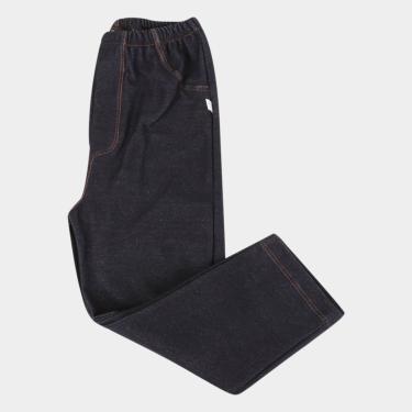 Imagem de Calça Bebê Malha Jeans Pingo Lelê Lisa Feminina-Feminino