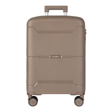 Imagem de Mala de bordo viagem polipropileno 20" Orlando - - Enluaze, Bege