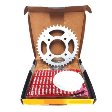 Imagem de Kit transmissão cb 250f twister cb250f cb250 f 2016 em diante aço 1045