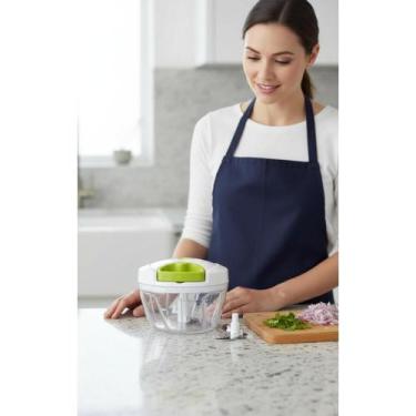 Imagem de Mini Triturador Manual 3 Lâminas: Culinária Rápida e Prática - Congrat