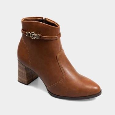Imagem de Bota Feminino Dakota D2162 C/Baixo C/Salto E Fivela-Feminino