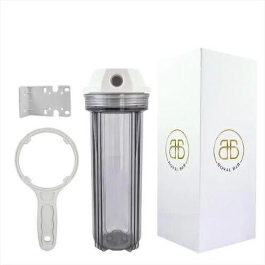 Imagem de 3 Filtros Transparente + Refis Polipropileno Carvão Ativado Transparen