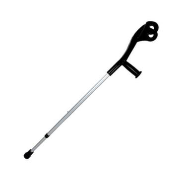Imagem de Muleta Canadense Fixa Adulto Preta M407 (INDAIÁ) -130kg - Unidade