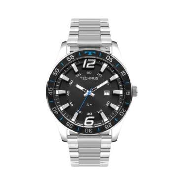 Imagem de Relógio Masculino Racer Technos Prata 2115TXF/T1A - Coleção Exclusiva,