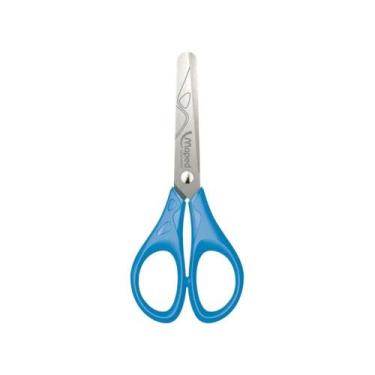 Imagem de Tesoura Jacare Soft Stainless 13cm Maped Azul