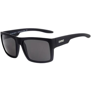 Imagem de Óculos Solar Evoke The Code 2 Bra11 Preto Fosco Lente Cinza, Preto