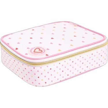 Imagem de Estojo Box Académie Coração Metalizado Tilibra Ref 38978