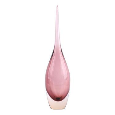 Imagem de Murano gota vidro 10x10x41cm na elegante cor rose -L Hermitage, 3 mese