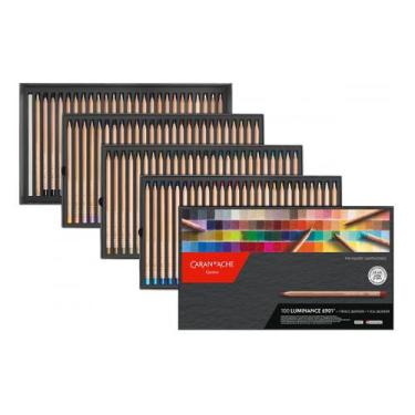 Imagem de Lápis De Cor Profissional Caran D'ache Luminance 100 Cores