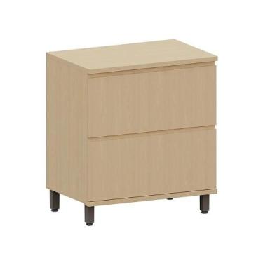 Imagem de Balcão De Cozinha 80 cm Misto 1 Porta e 1 Gaveta Com Tampo Aura Lucian