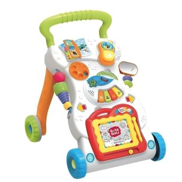 Imagem de Andador Multiatividades Baby DMBB0167 com Teclado Musical e Quadro Mágico DM Toys