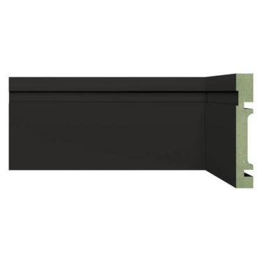 Imagem de Kit Rodapé de MDF 3 Barras Frisadas de 10CMX2,40m Rende 7,2 Metros Pre