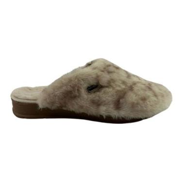 Imagem de Pantufa Feminina Pegada 266013-01 Bariloche, Areia, Cafe, 38