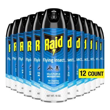 Imagem de Inseticida Raid para Moscas e Mosquitos 425g 12 unidades