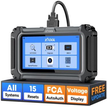 Imagem de Scanner OBD2 XTOOL D6 com sistema completo e 15 funções de redefinição