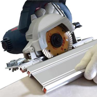 Imagem de Guia Corte 45 Graus Adaptador Makita para Porcelanato Piso Chanfro Mei