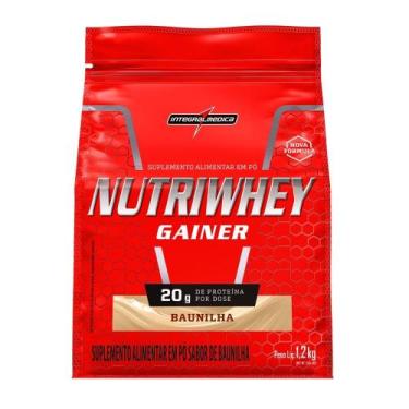 Imagem de Nutriwhey Gainer Integralmedica 20g de Proteína Sabor Baunilha 1,2kg