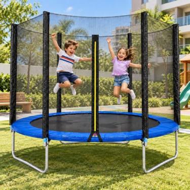 Imagem de Cama Elástica Pula Pula Trampolim 180cm Infantil Rede Proteção 150kg B
