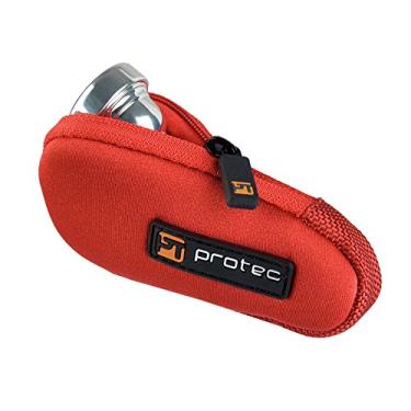 Imagem de Protec Bocal de neoprene para trompete/pequeno de latão com fecho de zíper - Vermelho, modelo N203RX