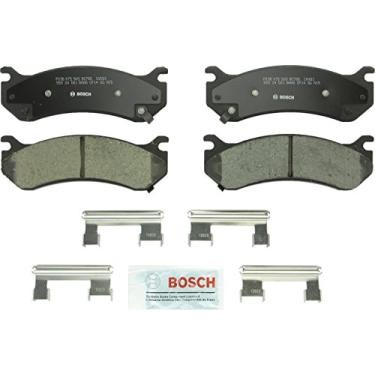 Imagem de Bosch BC785 QuietCast Almofada de freio de disco de cer mica premium para: Cadillac Escalade; Chevrolet Astro, Avalanche, Express, Silverado, Suburban; GMC Safari, Savanna, Sierra, Yukon XL; Hummer H2 frontal e traseira