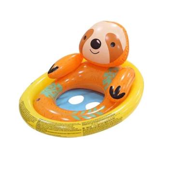 Imagem de Boia Infantil Animais Diversos Preguiça Laranja