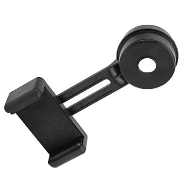 Imagem de Adaptador de telefone telescópio, suporte universal para mira, com material plástico para a maioria das pessoas para manchas (preto)