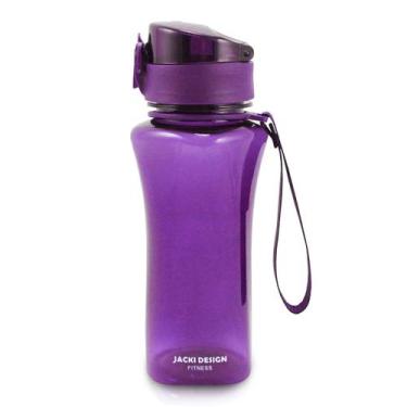 Imagem de Garrafa Squeeze Com Alça  450ml Roxo Jacki Design - Jack Design