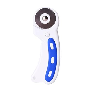 Imagem de LUGU Cortador gi tório KW-triO Lâminas de 45mm Cortador de rolamento de bor cha ergonômico com t va de segu nça pa tecido Papel C fting Costu Quilting