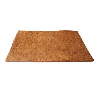 Imagem de Tapete de fibra de coco , tapete de areia natural para répteis, substrato de répteis para répteis, lagartos e Iguana, 50 x 30 cm