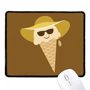 Imagem de Mouse pad Head Sweet Ice Cream Mouse pad com borda costurada e borracha para jogos