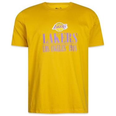 Imagem de Camiseta New Era Regular Nba Los Angeles Lakers Modern Classic Manga C