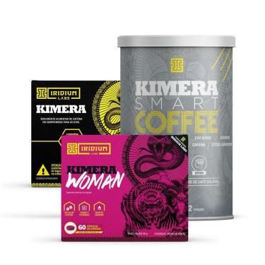 Imagem de Kit Kimera Thermo + Kimera Woman + Kimera Smart Coffee - Iridium Labs-Unissex