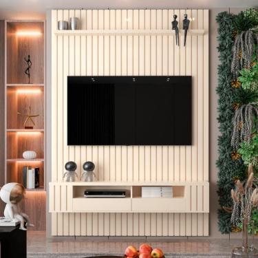 Imagem de Painel Ripado para TV Até 60 Polegadas Intense com Nicho 135cm