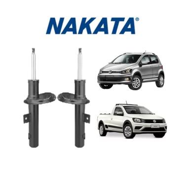 Imagem de Par Amortecedor Nakata Dianteiro Esq+Dir  Saveiro Cross 2010 A 2020