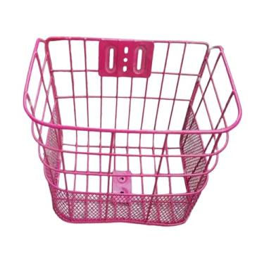 Imagem de Dynwave Crianças cesta de bicicleta guiador cesta de bicicleta à prova dwaterproof água ciclismo transportadora pannier cesta de carga cesta de bicicleta para